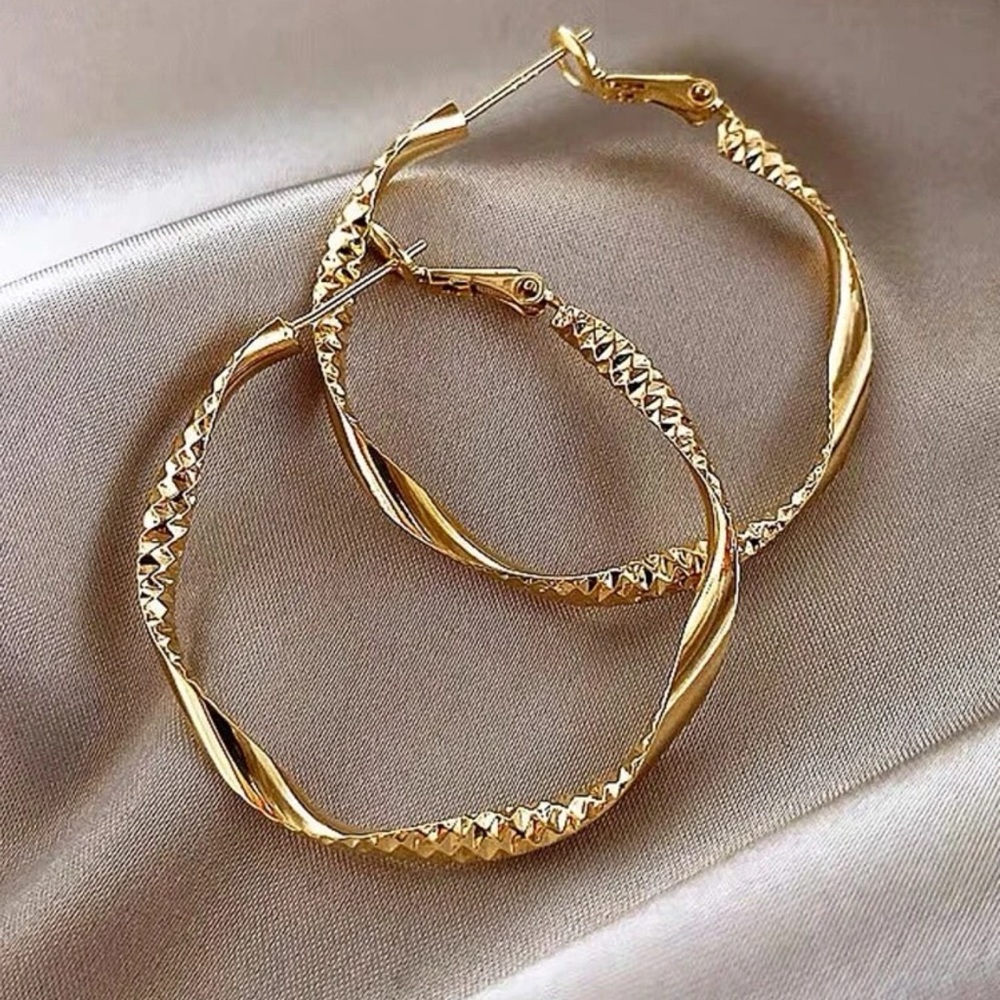 Fashionable Twisted Earrings